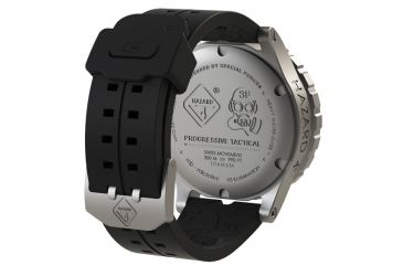 Image of Hazard 4 HeavyWaterDiver BlackTie  B Ti Bracelet, Silver HWD-TI-B-KW-GGYG