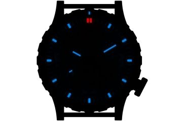 Image of Hazard 4 HeavyWaterDiver BlackTie  B Ti Bracelet, Silver HWD-TI-B-KW-GGYG