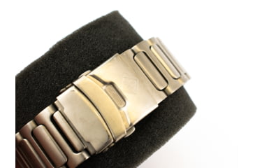 Image of Hazard 4 HeavyWaterDiver BlackTie B Ti Bracelet Yellow GMT, Silver, HWD-TI-B-G-Y-KW-GGYG