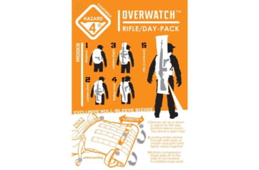 Image of Hazard 4 Overwatch Rifle Carry Roll-Pack, Black, RFL-OVWC-BLK