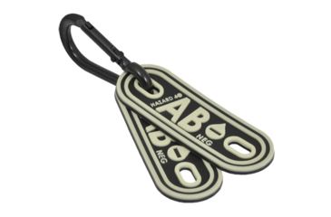 Image of Hazard 4 AB- Blood Type Marker, 2 Pack, Glow in the Dark, PAT-BLD-AB-NEG-YLO
