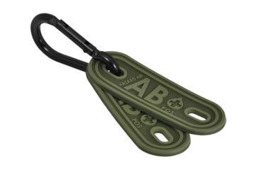 Image of Hazard 4 AB+ Blood Type Marker, 2 Pack, OD Green, PAT-BLD-AB-POS-GRN