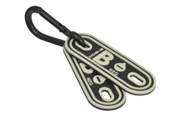 Image of Hazard 4 B- Blood Type Marker, 2 Pack, Glow in the Dark, PAT-BLD-B-NEG-YLO