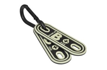 Image of Hazard 4 B+ Blood Type Marker, 2 Pack, Glow in the Dark, PAT-BLD-B-POS-YLO
