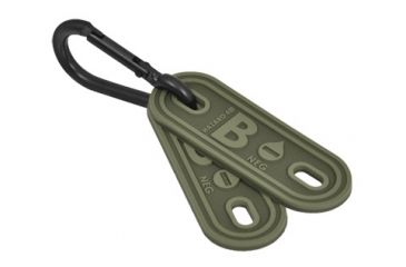 Image of Hazard 4 B- Blood Type Marker, 2 Pack, OD Green, PAT-BLD-B-NEG-GRN