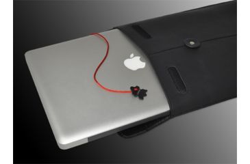 Image of Hazard4 Manila-11 Leather Sleeve for Mac 11in., Black COM-MLA11-BLK