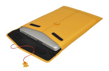 Image of Hazard4 ProManila Leather Sleeve for Mac 15in., Mango COM-PRML15-MGO