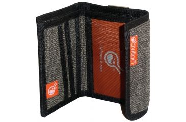 Image of Hazard4 Secure Clip Wallet, KEVLAR - Black WLT-CLP-KVR