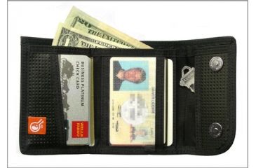 Image of Hazard4 Secure Clip Wallet, Leather - Black WLT-CLP-LTR