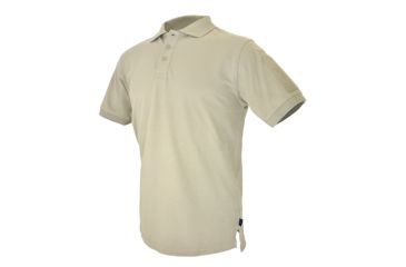 Image of Hazard 4 Undervest Plain Front Polo Shirt - Men's, Tan, Large, APR-UDV-TAN-L