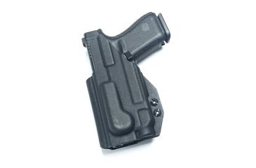 Image of Hazmat Holster Works LB1 IWB/AIWB Kydex Holster,Glock 19/17 w/ Streamlight TLR-7,Right Hand Black, 10013