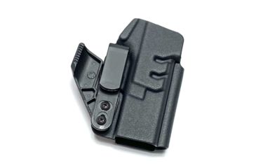 Image of Hazmat Holster Works NV3 IWB Appendix Holster, Ambidextrous, Springfield Armory Hellcat, 1.5 - 1.75in Belts, Kydex, Black, 10020