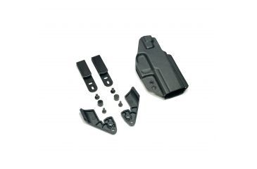 Image of Hazmat Holster Works NV3 Sig Sauer P320 IWB/AIWB Ambidextrous Holster, Black, NV3-P320-9-40-0001