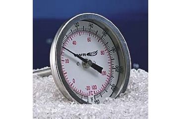 Image of HB Instrument Company Dual-Scale Bi-Metal Dial Thermometers 21690 225 Mm (87/8'') Stem Length