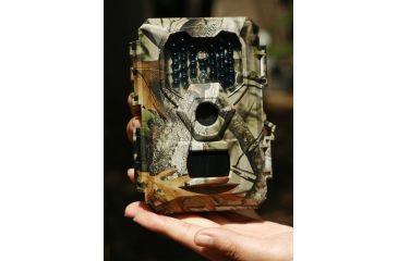 Image of HCO Outdoor Products Uway Vigilant Hunter U250B Black Flash InfraRed Scouting Camera, Camouflage UWY-U250B