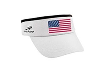 Image of Headsweats Supervisor, White with USA Flag, White, HEA-13344