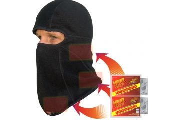 Image of Heat Factory Heated Helmet Fleece Balaclava, Black, One Size 1787-BK