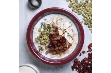 Image of Heather's Choice Swiss Muesli With Milk Dehydrated Breakfast, 113g, 15g Of Protein, Swiss Muesli with Milk