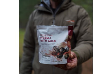 Image of Heather's Choice Swiss Muesli With Milk Dehydrated Breakfast, 113g, 15g Of Protein, Swiss Muesli with Milk