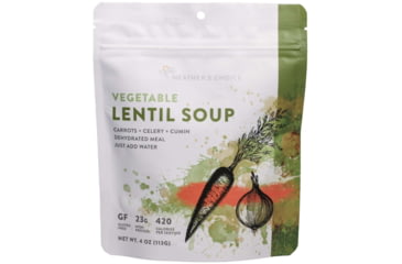Image of Heather's Choice Vegetable Lentil Soup Dehydrated Dinner, 113g, Gluten Free, Vegetable Lentil Soup