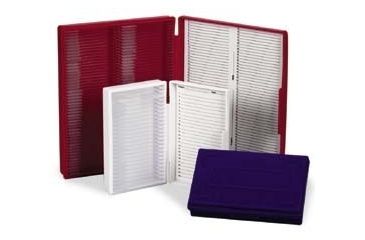 Image of Heathrow Economy Microscope Slide Boxes HSV310021005 100-Place Boxes