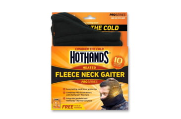 Image of HeatMax HotHands Heated Fleece Neck Gaiter - Black OSFM, NECKGAITBLK