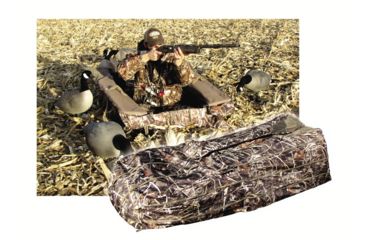 Image of Heavy Hauler Outdoor Gear Full Frame Fowler Blind w/backrest handle, Late Season Reeds HH0104-LSR