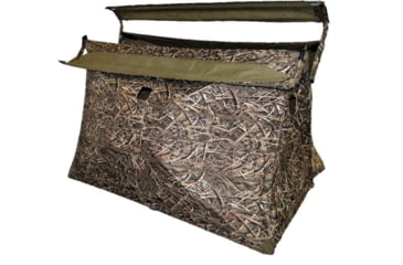 Image of USED Heavy Hauler Outdoor Gear HUB Blind Front Flip Down Cover/Lid, Mossy Oak Shadow Grass Blades, 01512F, EDEMO3