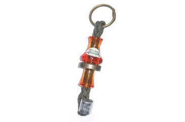 Image of Heavy Hauler Outdoor Gear Mini Duck Call Key Chain, w/duck call and duck band, Amber HH0050-AM