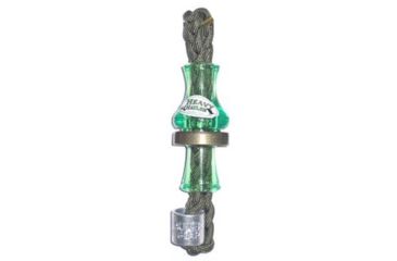 Image of Heavy Hauler Outdoor Gear Mini Duck Call Key Chain, w/duck call and duck band, Green HH0050-GR