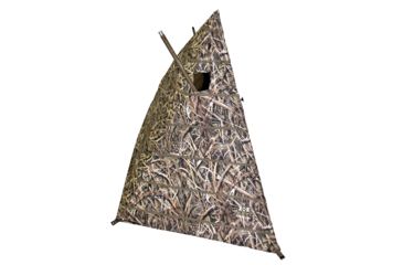 Image of Heavy Hauler Outdoor Gear The HUB, Single Hub 2-3 Man Panel Blind, Mossy Oak Shadow Grass Blades, HH0121