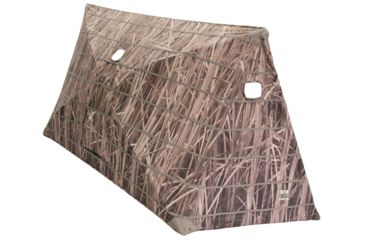 Image of Heavy Hauler Outdoor Gear The HUB, Single Hub w/ Helping U Blend, 2-3 Man Panel Hunting Blind, Late Season Reeds, HH0121-LSR