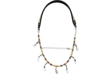 Image of Heavy Hauler Outdoor Gear West Fork Lanyard, w/2 heavy-duty snaps and 4 swivel snaps, Tan w/ Wood HH0060