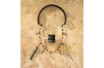Image of Heavy Hauler Outdoor Gear West Fork Lanyard, w/2 heavy-duty snaps and 4 swivel snaps, Tan w/ Wood HH0060