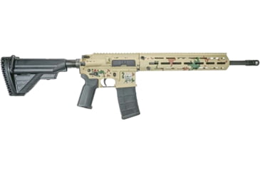 Image of Heckler &amp; Koch MR556 A1 75th Anniversary Rifle, 7.62x51mm NATO, 16.5 inch Barrel, 10 Round Magazine, Black, 81001070-FRRMPG