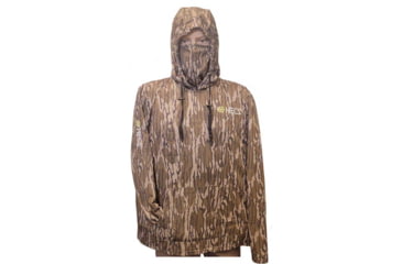 Image of HECS Hunting Style Hoodie w/ Integrated Face Cover - Mens, Bottomland, Mossy Oak, 2XL, 1231824407