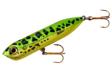 Image of Heddon Chug'n Spook Jr Topwater Walking Bait, 3.5in, 1/2oz, G-Finish Bullfrog, X9536GBF