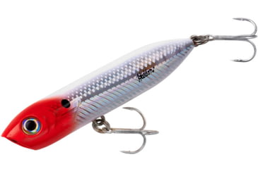 Image of Heddon Chug'n Spook Jr Topwater Walking Bait, 3.5in, 1/2oz, Red Head Flash, X9536439