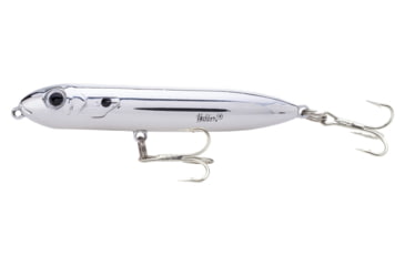 Image of Heddon Saltwater Super Spook, Floating, 1oz, 5in, Plug Nickel, XSW9256442