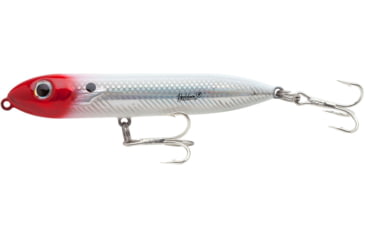 Image of Heddon Super Spook Topwater Walking Bait, 5in, 1oz, SW Redhead Flsh, XSW9256439