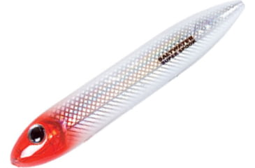 Image of Heddon Super Spook Topwater Walking Bait, 5in, 7/8oz, Red Head Ghost, X9256RH