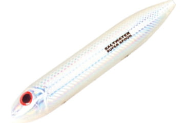 Image of Heddon Super Spook Jr. Topwater Walking Bait, 3-1/2in, 1/2 oz, Bone Silver, X9236BONSL