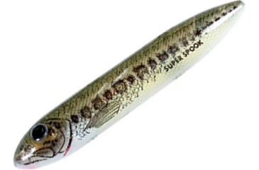 Image of Heddon Super Spook Jr. Topwater Walking Bait, 3-1/2in, 1/2 oz, Florida Bass, X9236HFB