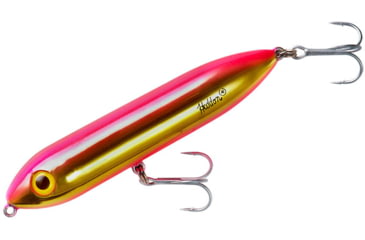 Image of Heddon Super Spook Jr. Topwater Walking Bait, 3-1/2in, 1/2 oz, Gold/Pink, X9236456