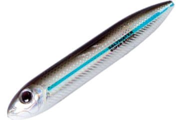 Image of Heddon Super Spook Jr. Topwater Walking Bait, 3-1/2in, 1/2 oz, Silver Mullet, X9236SM