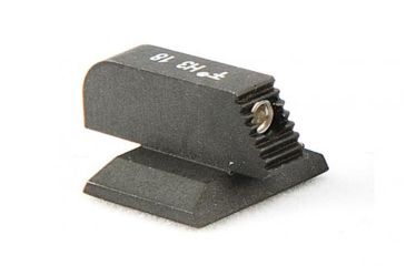 Image of Heinie BHP Cross Dovetail Front Night Sight w/ Tritium Insert, Black, 3001F