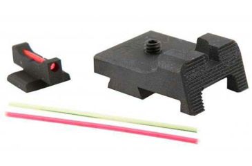 Image of Heinie Browning Hi-Power Ledge Tactical Rear w/ Fiber Optic Front, Black, 3065-50L