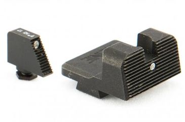 Image of EDEMO Heinie Glock Ledge Straight Eight Suppressor Night Sight Set, Black, 3186L, EDEMO1