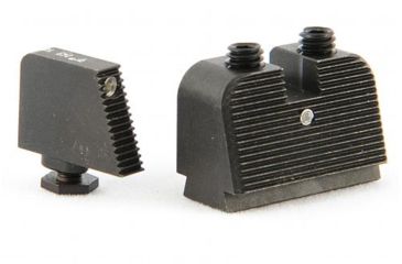 Image of Heinie Glock MOS Ledge Straight Eight Night Sight Set, Black, 3187L