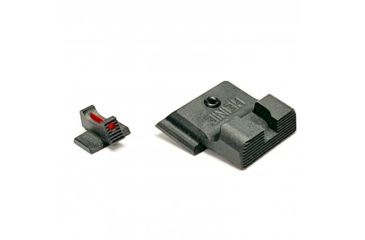 Image of Heinie S&amp;W M&amp;P Ledge Tactical Fiber Optic Sight Set, Black, 4085-50L